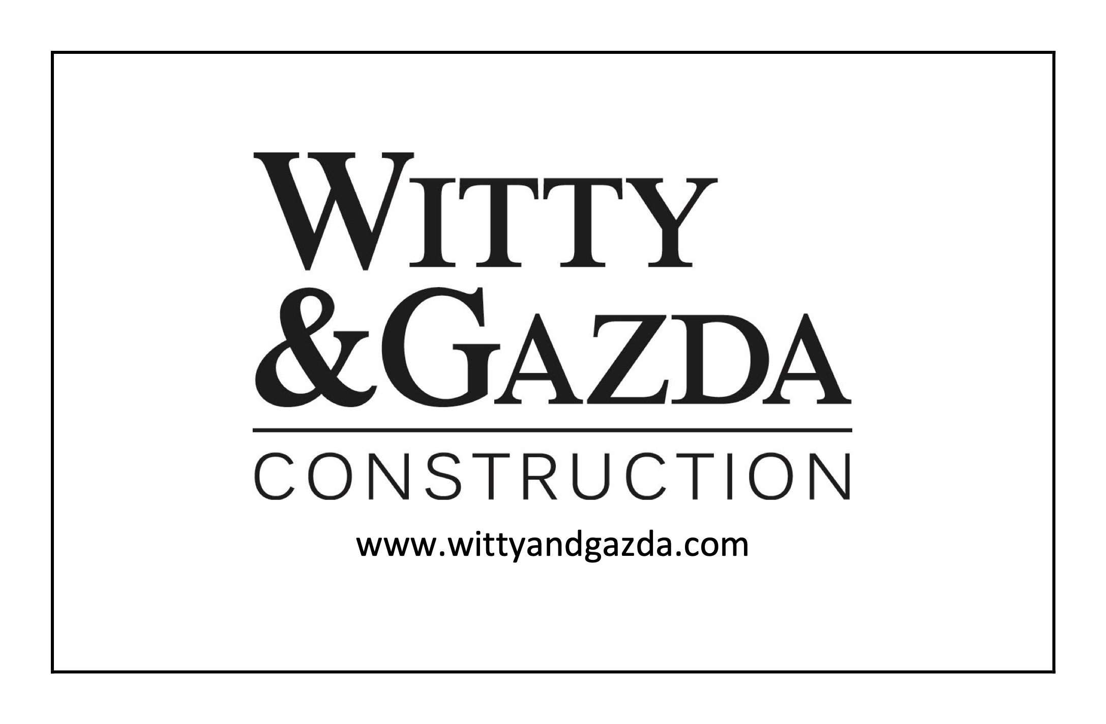 Witty & Gazda Construction