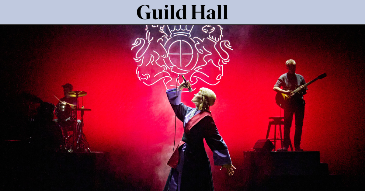 Audience watching a National Theatre Live screening at Guild Hall in East Hampton