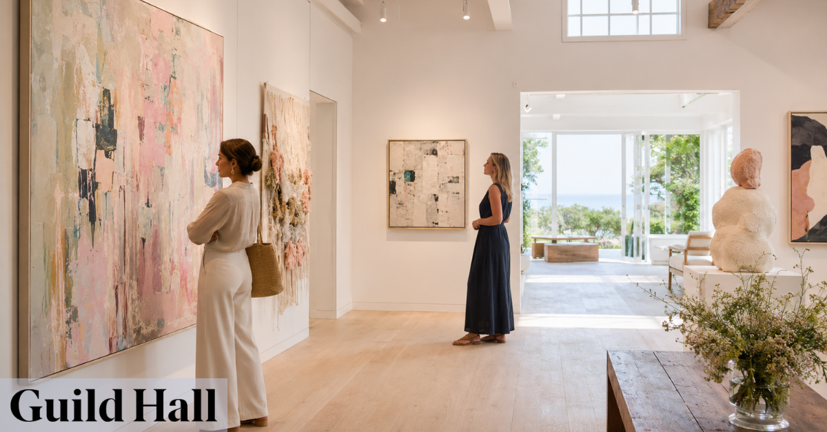 Women artists Hamptons art scene represented through contemporary gallery exhibitions and sculpture